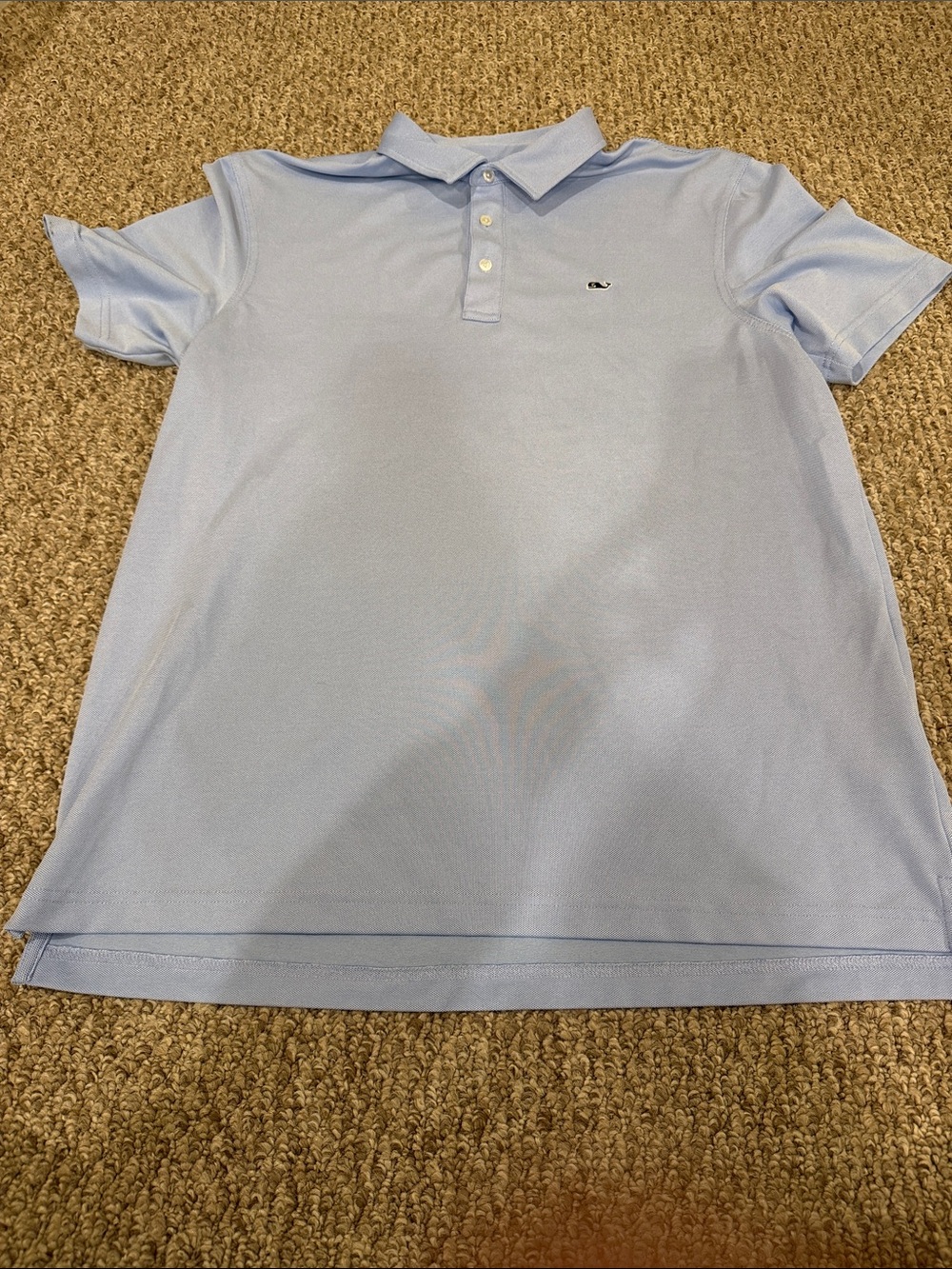 Vineyard Vines Pale Blue Short-Sleeve Polo